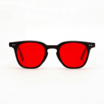 Red lens blue light glasses for sleep
