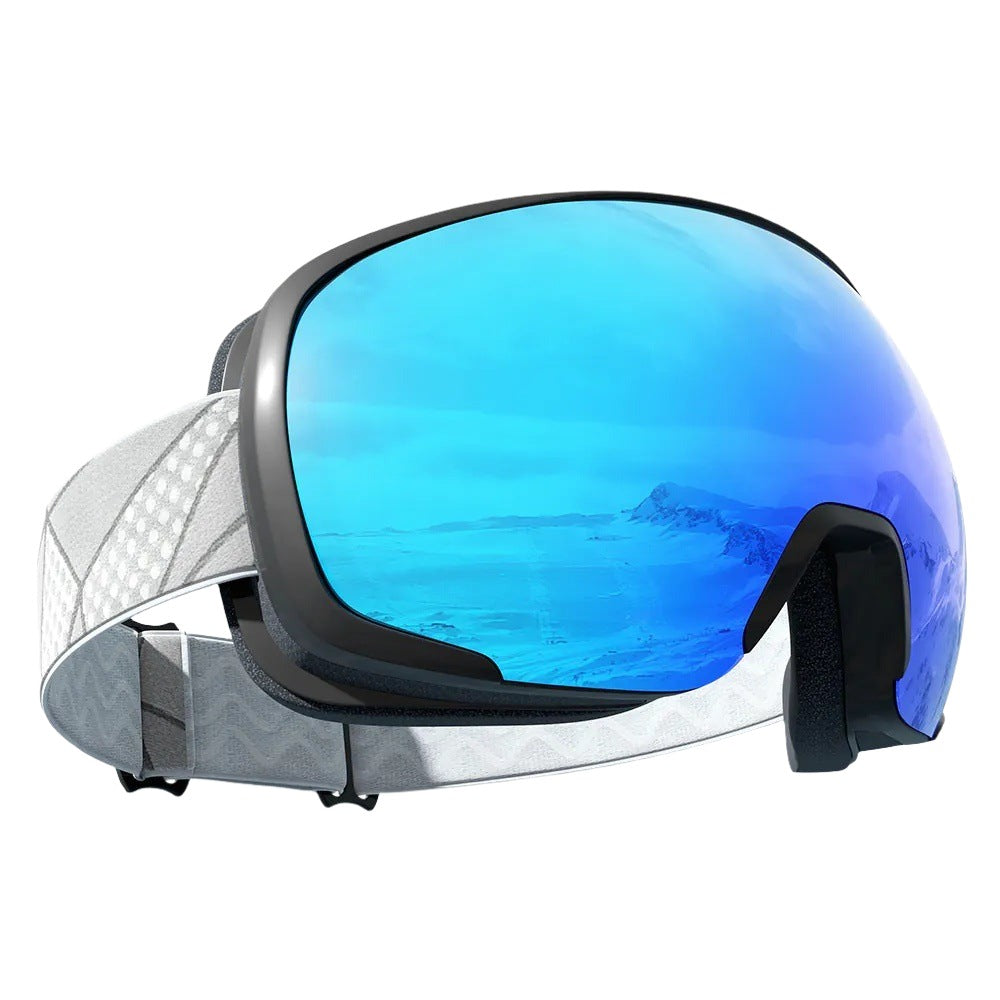REKS ski goggle with Color Boosting magnetic lens